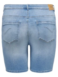 CARLAOLA Skinny Fit Bermuda in jeans