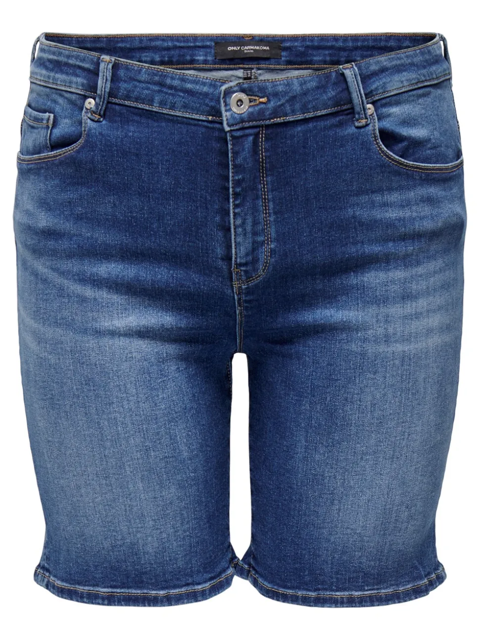 CARLAOLA Vita alta Skinny Fit Bermuda in jeans