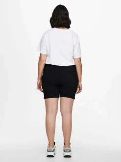 CARLAOLA Vita alta Skinny Fit Bermuda in jeans