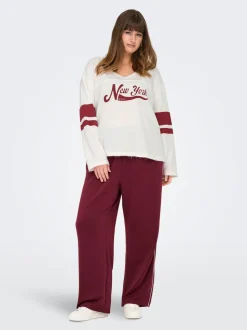 CARLETT Regular Fit Pantaloni a gamba larga