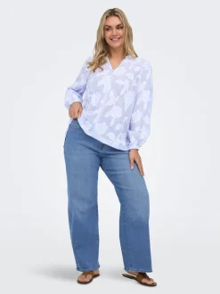 CARMADISON Vita alta Wide Leg Fit Jeans