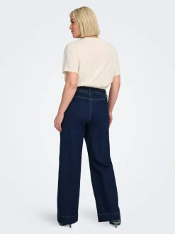 CARMADISON Vita alta Wide Leg Fit Jeans