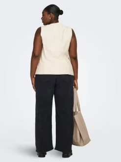 CARMADISON Vita alta Wide Leg Fit Jeans