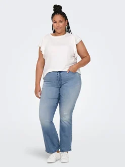 CARMAYA Vita alta Flared Fit Jeans