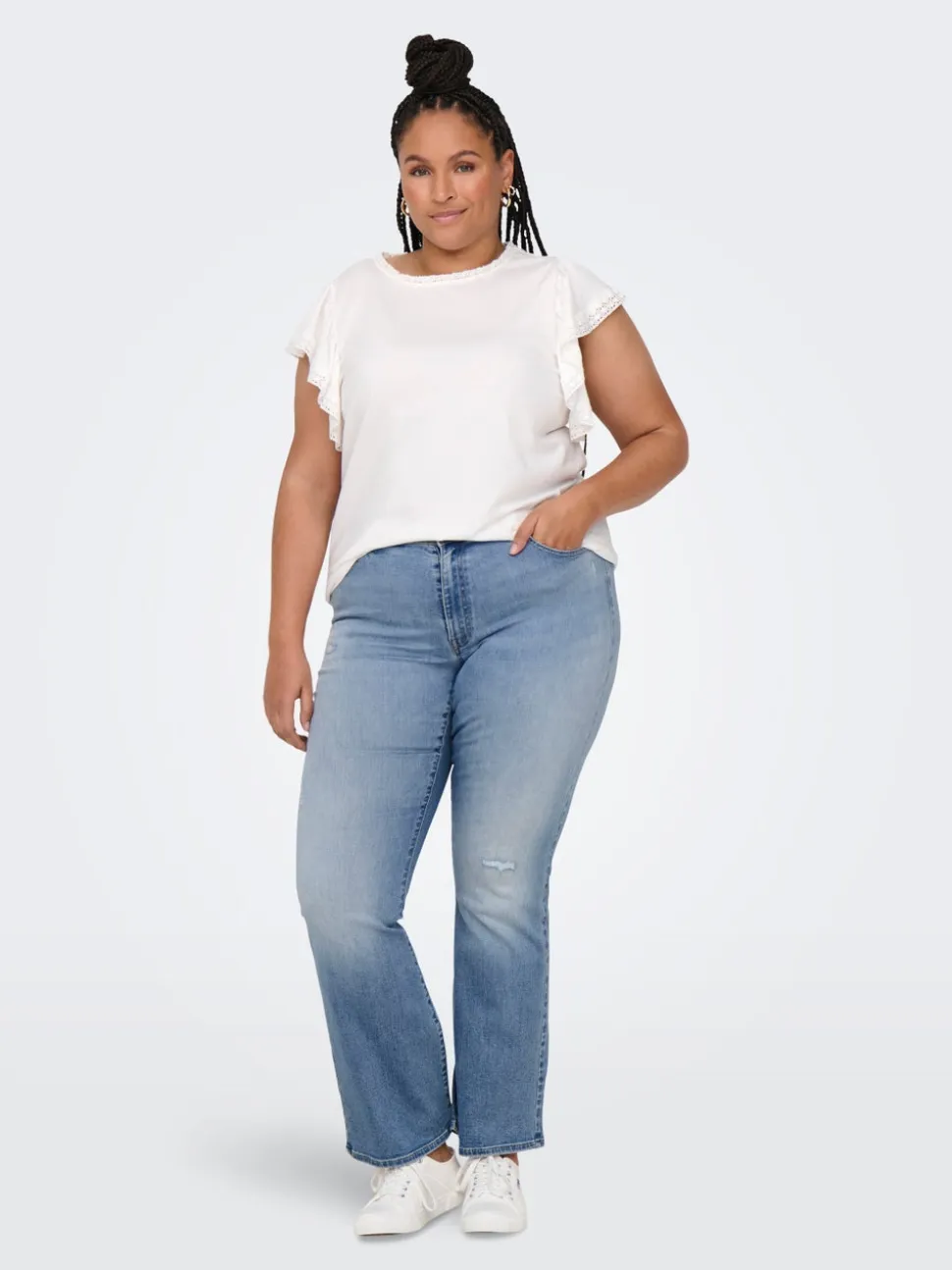 CARMAYA Vita alta Flared Fit Jeans