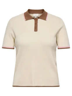 CARMEDDI Capo in maglia con colletto polo