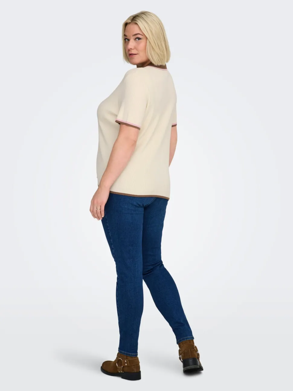 CARMEDDI Capo in maglia con colletto polo