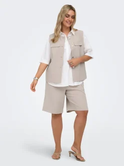 CARMIA Vita alta Regular Fit Bermuda