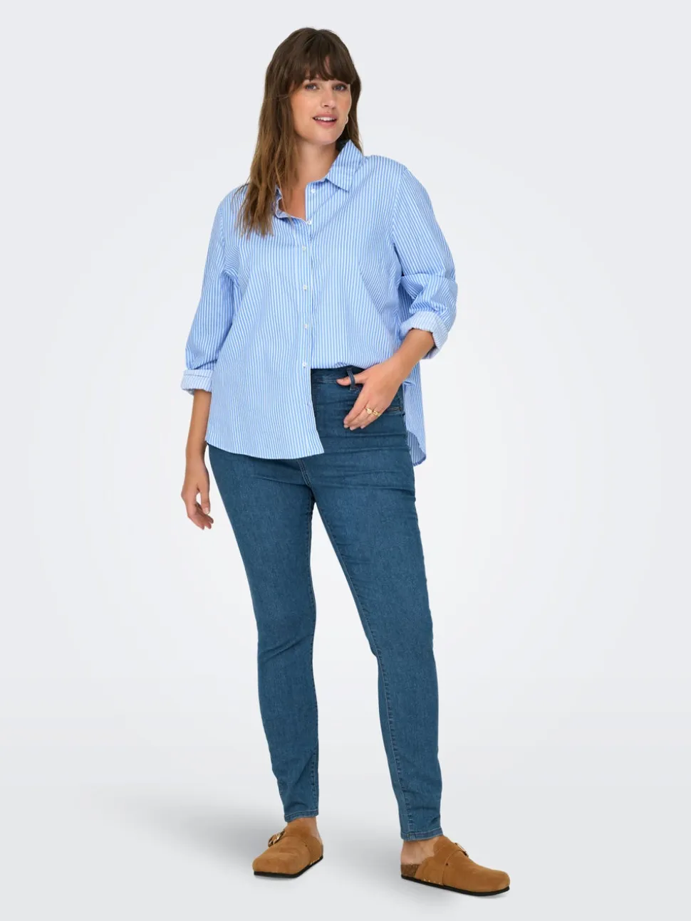 CARMILA-IRIS Vita alta Skinny Fit Lunghezza alla caviglia Jeans