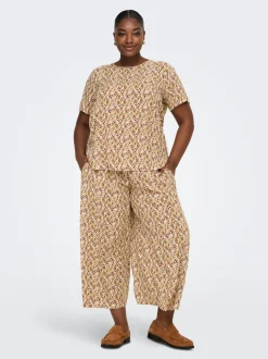 CARNOVA Loose Fit - Cropped Pantaloni