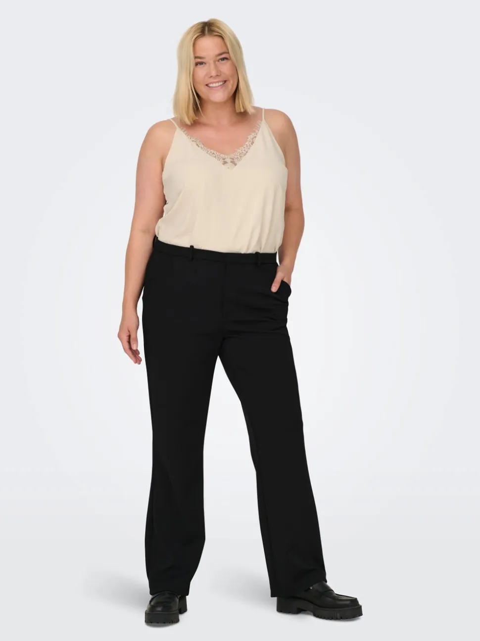 CARRAFFY-YO Straight Fit Pantaloni classici