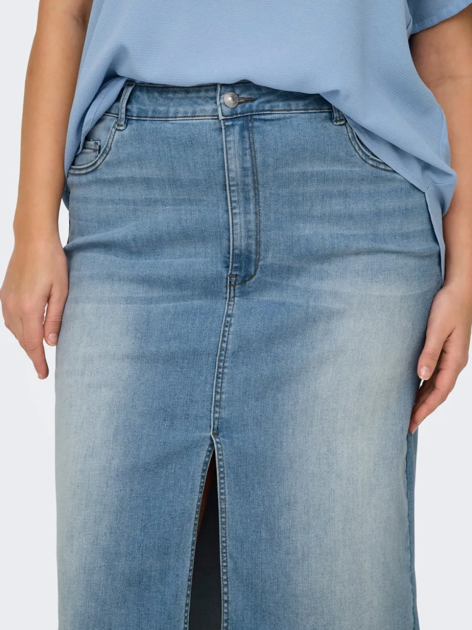 CARROSE Denim Gonna in jeans Gonna midi