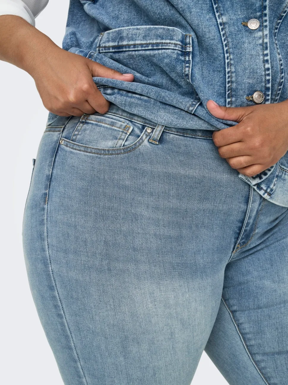 CARROSE Vita alta Skinny Fit Jeans