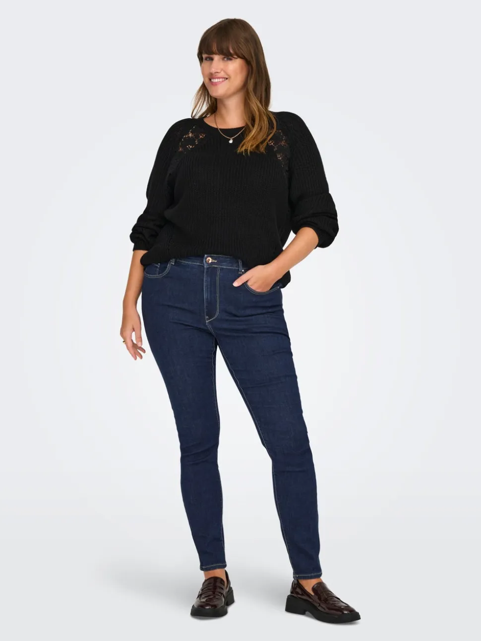 CARROSE Vita alta Skinny Fit Jeans