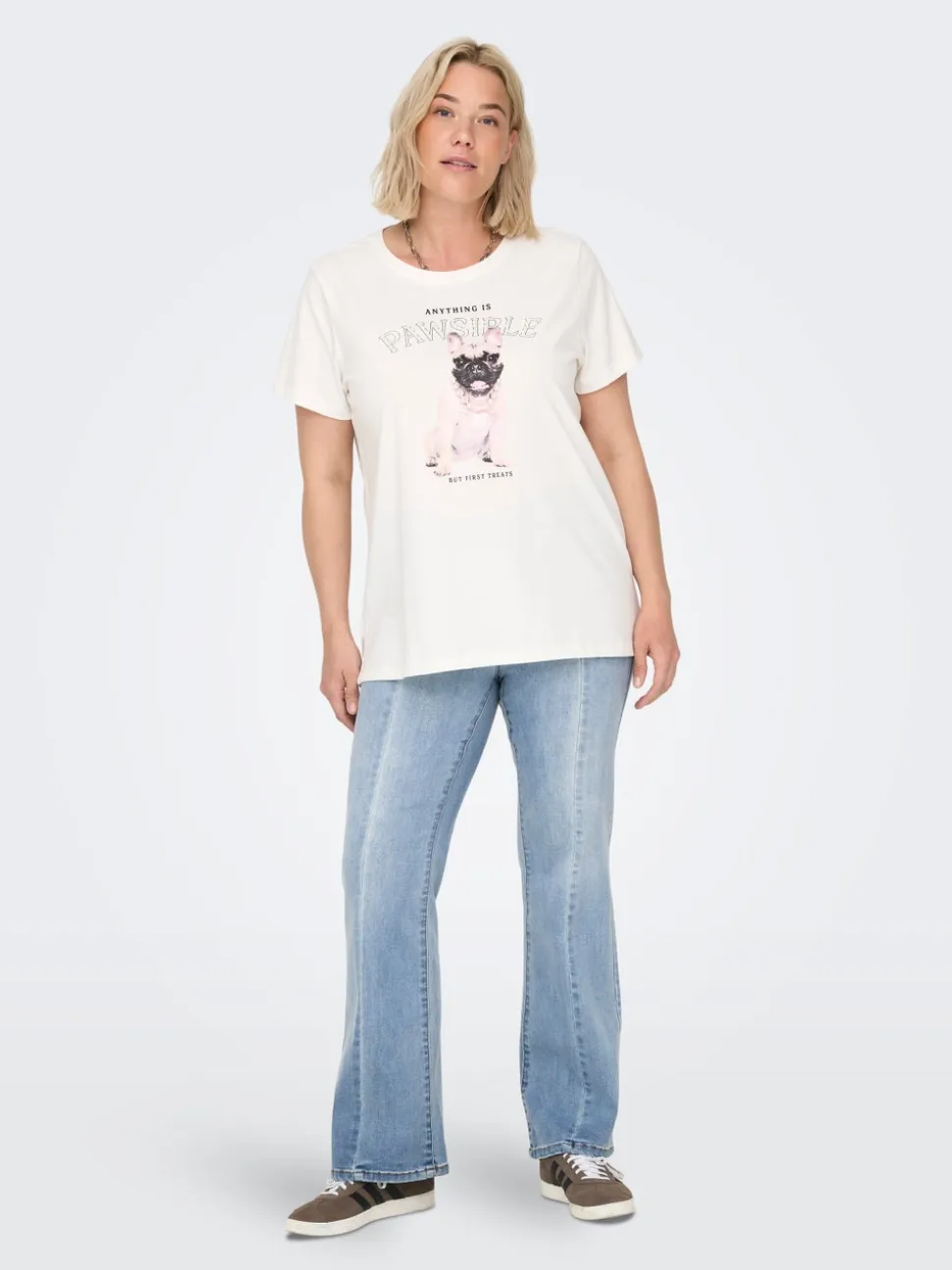 CARSALLY Vita media Flared Fit Jeans