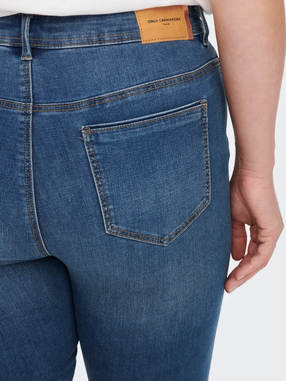 CARSALLY Vita media Skinny Fit Jeans