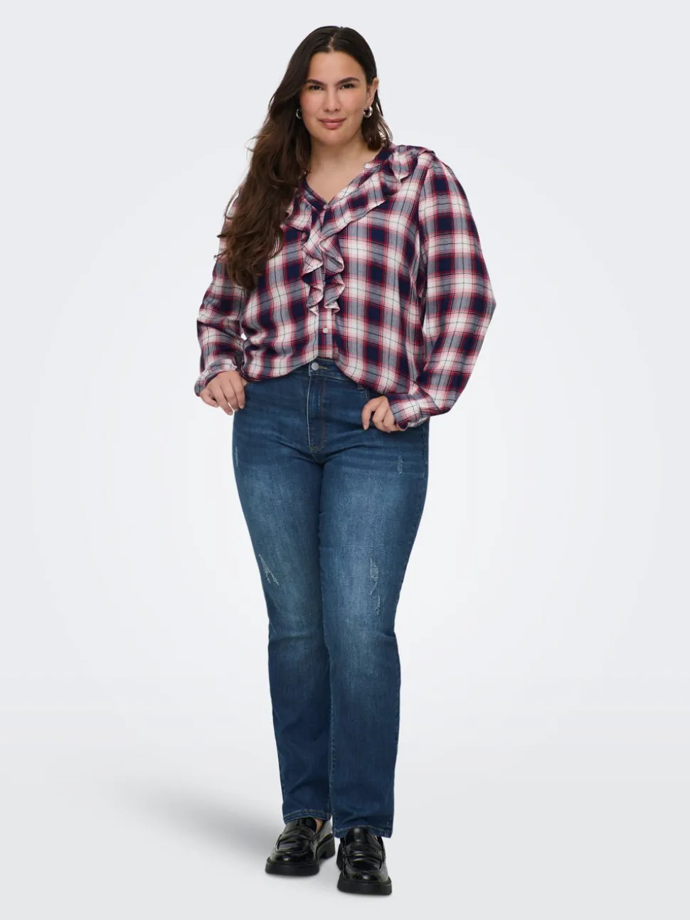 CARSALLY Vita media Slim Fit Jeans