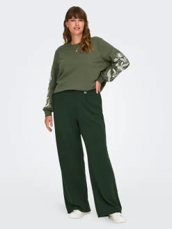 CARSANIA Regular Fit Pantaloni a gamba larga