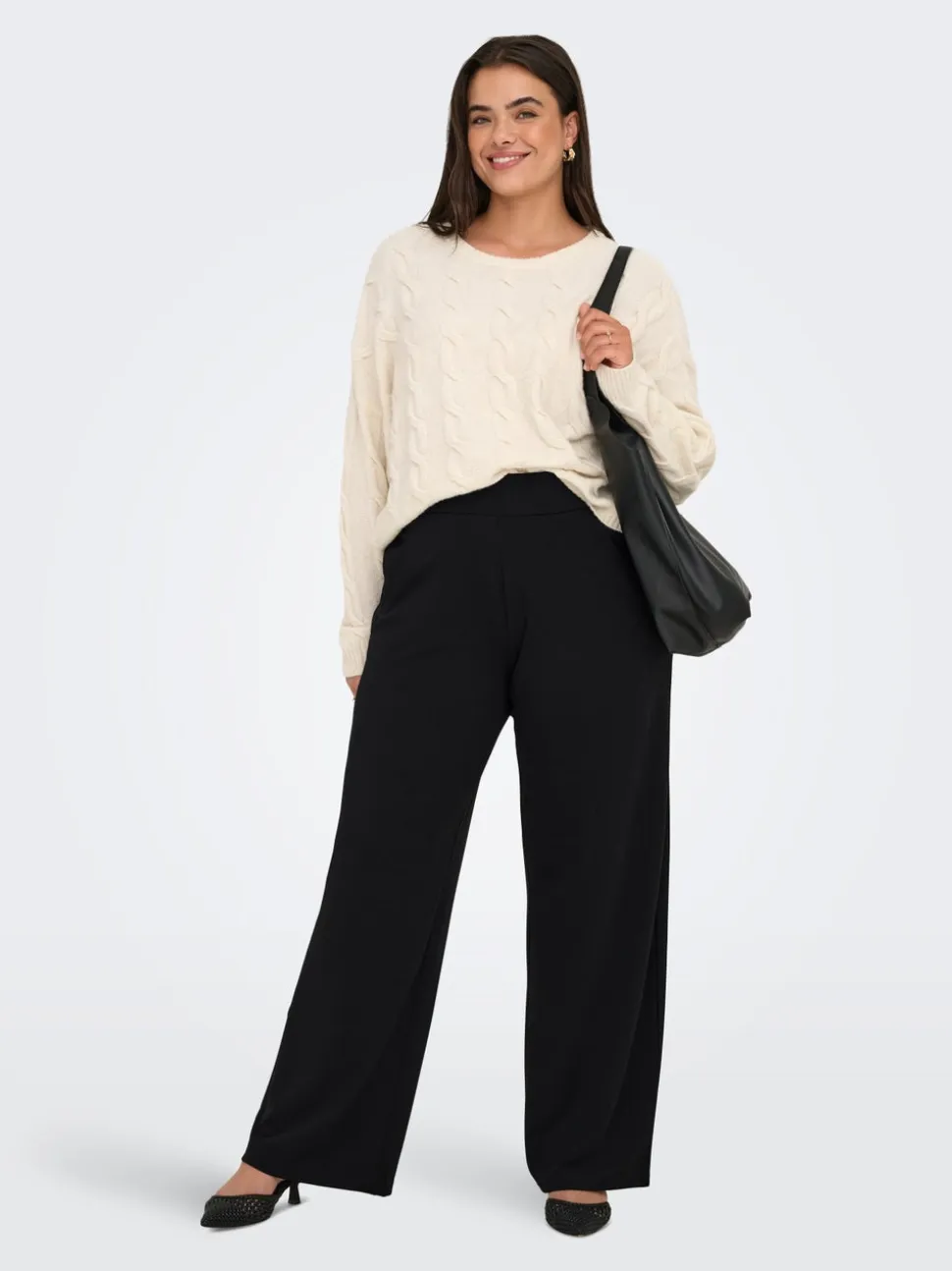 CARSANIA Regular Fit Pantaloni a gamba larga