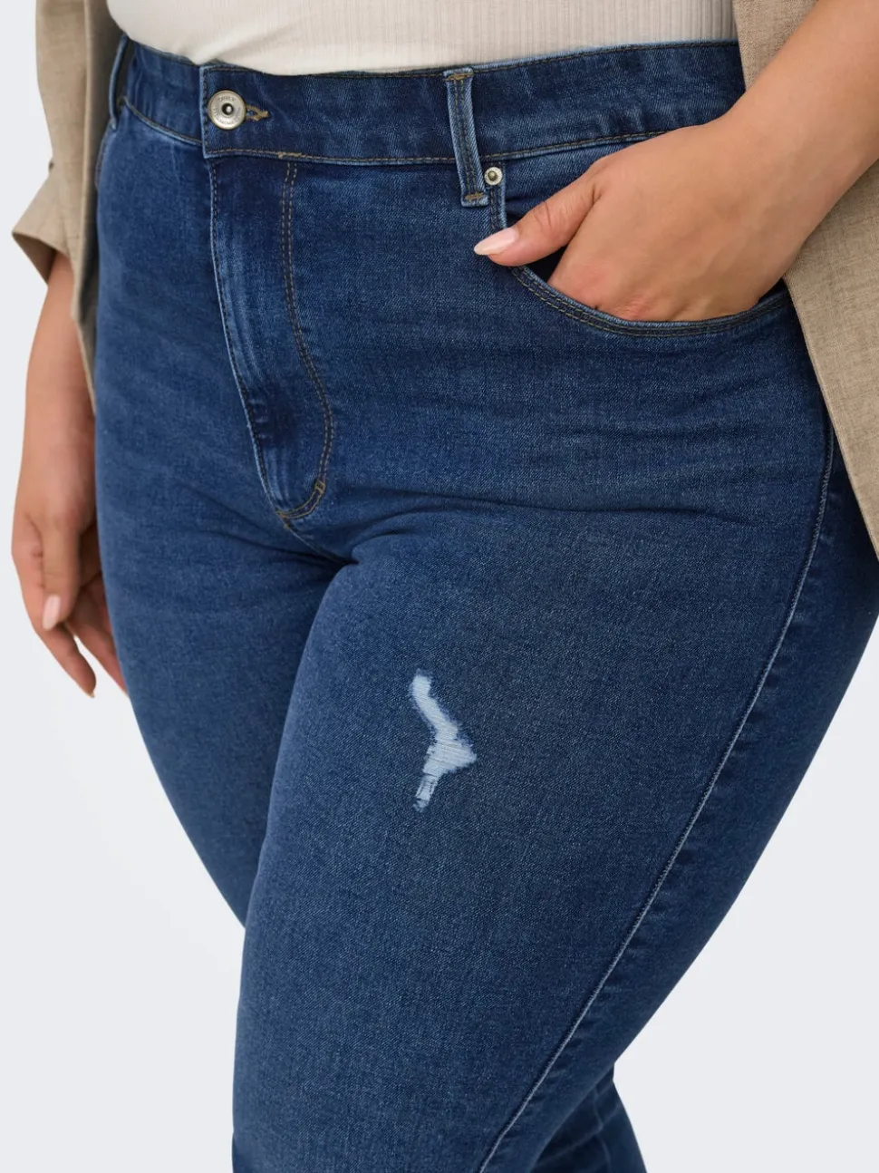 CARSNOW Vita alta Skinny Fit Jeans