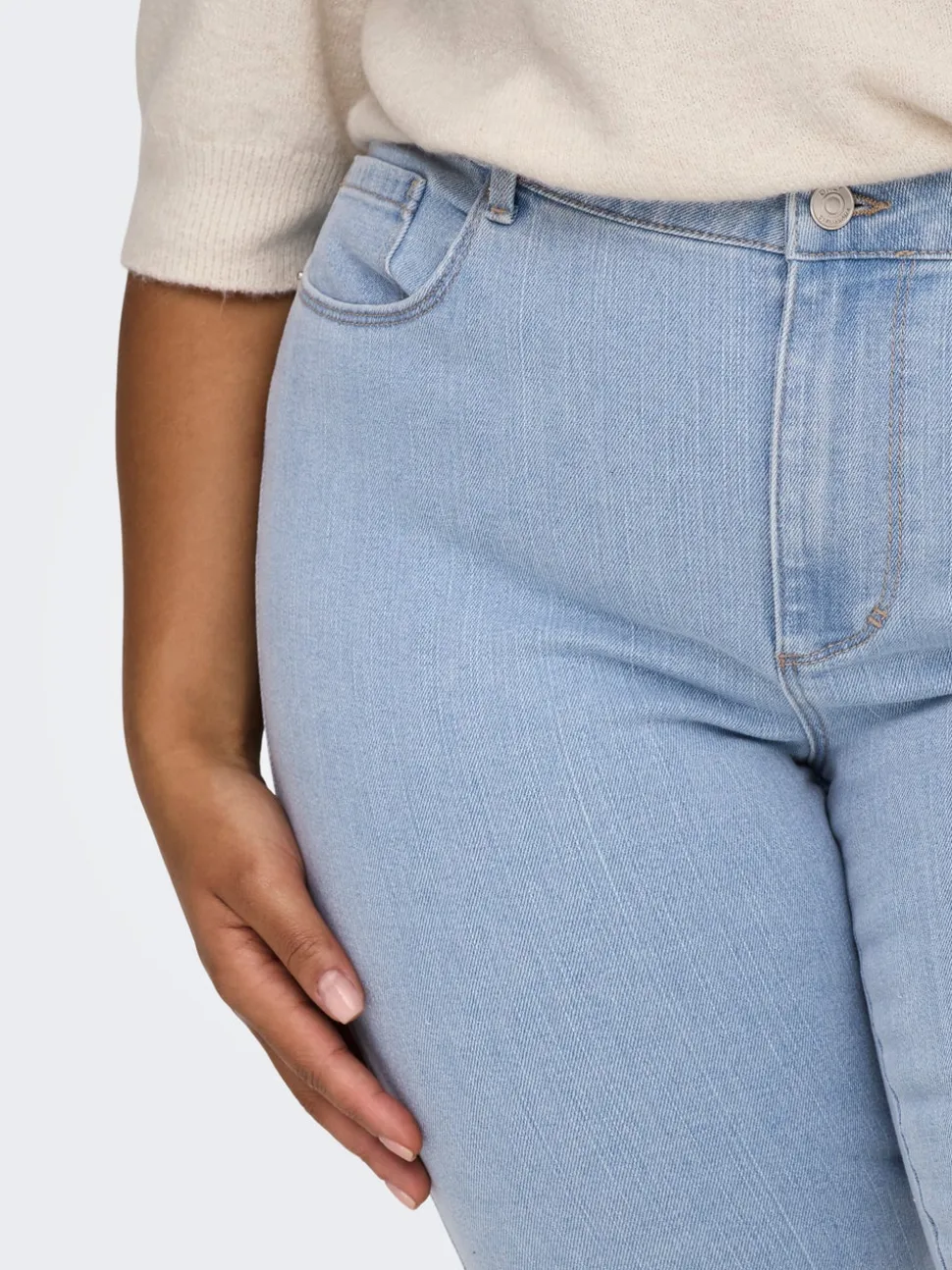 CARSNOW Vita alta Straight Fit Jeans