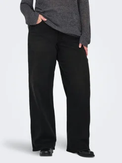 CARSNOW Vita alta Wide Leg Fit Jeans