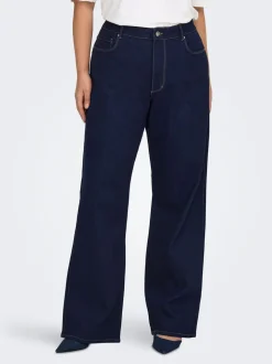 CARSNOW Vita alta Wide Leg Fit Jeans
