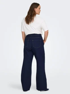 CARSNOW Vita alta Wide Leg Fit Jeans