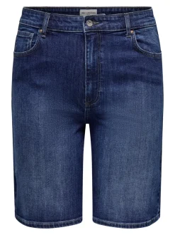CARSONNY Vita alta Regular Fit Bermuda in jeans