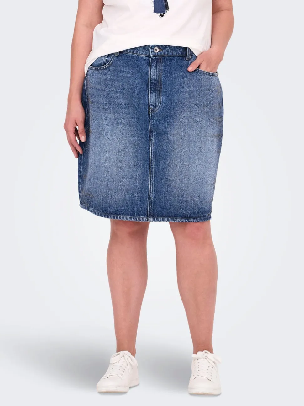 CARSTELLA Gonna in jeans