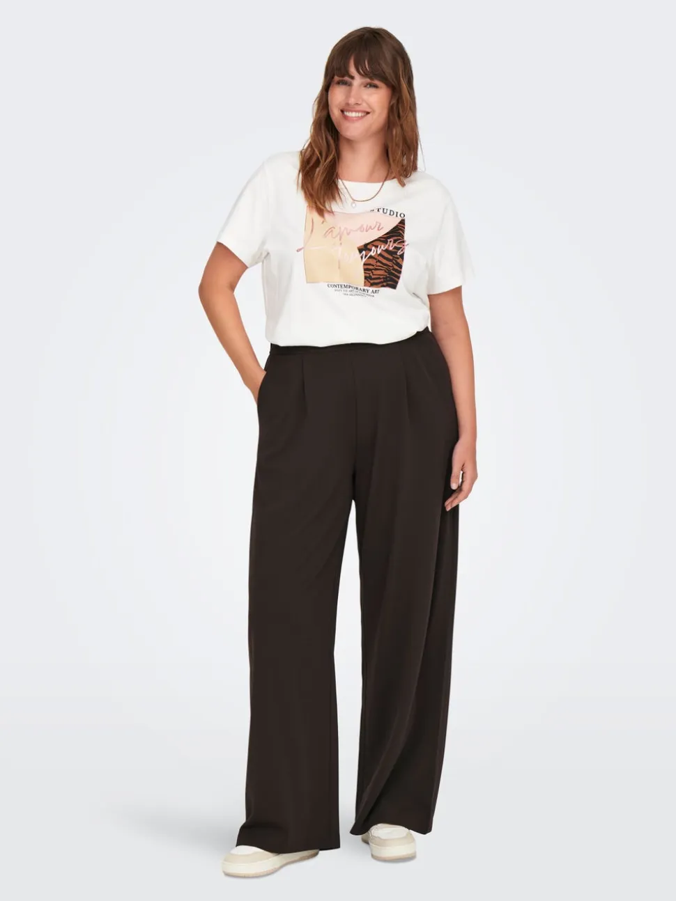 CARSTILLA Regular Fit Pantaloni a gamba larga