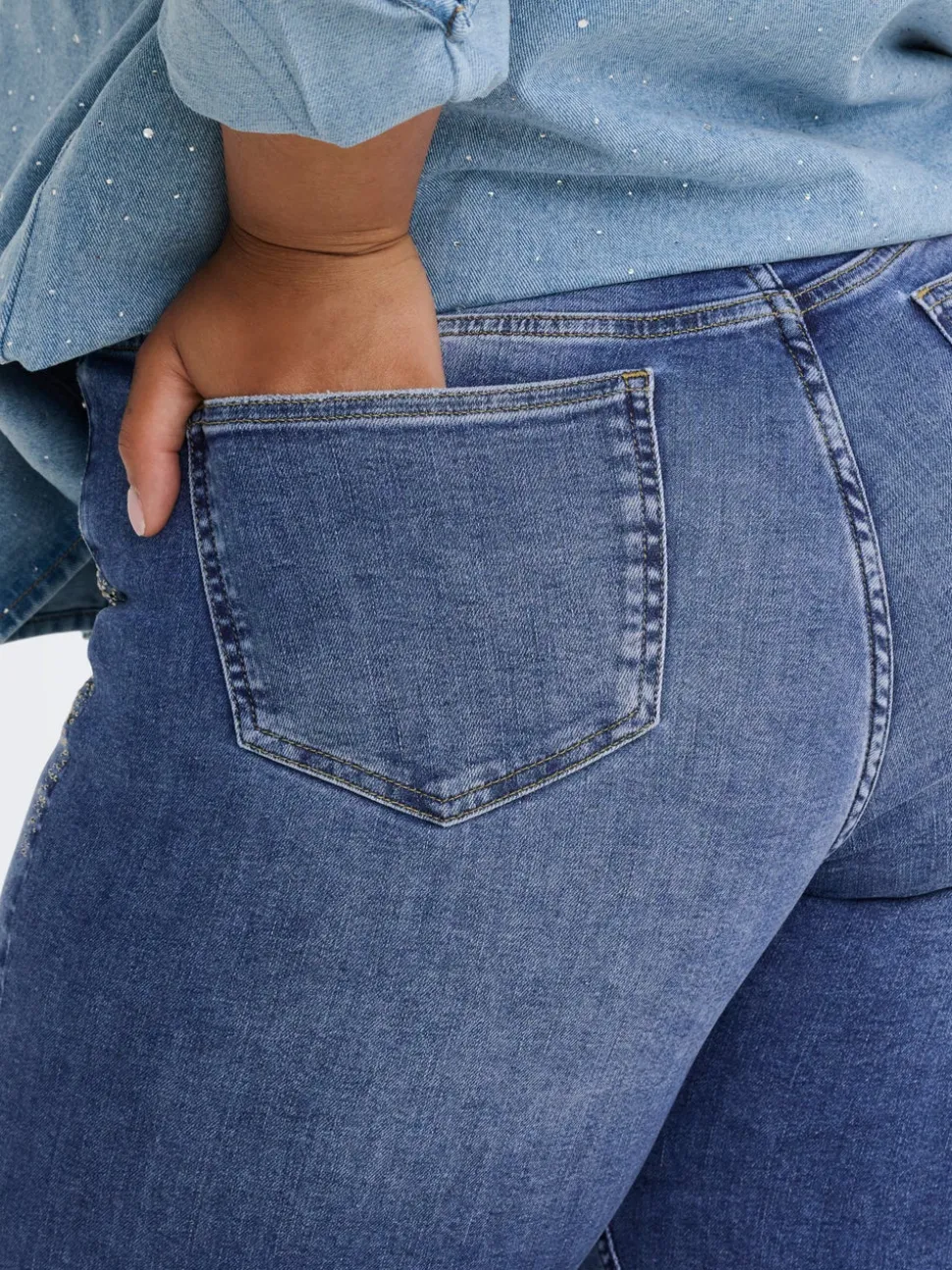 CARSUI Vita media Slim Fit Jeans