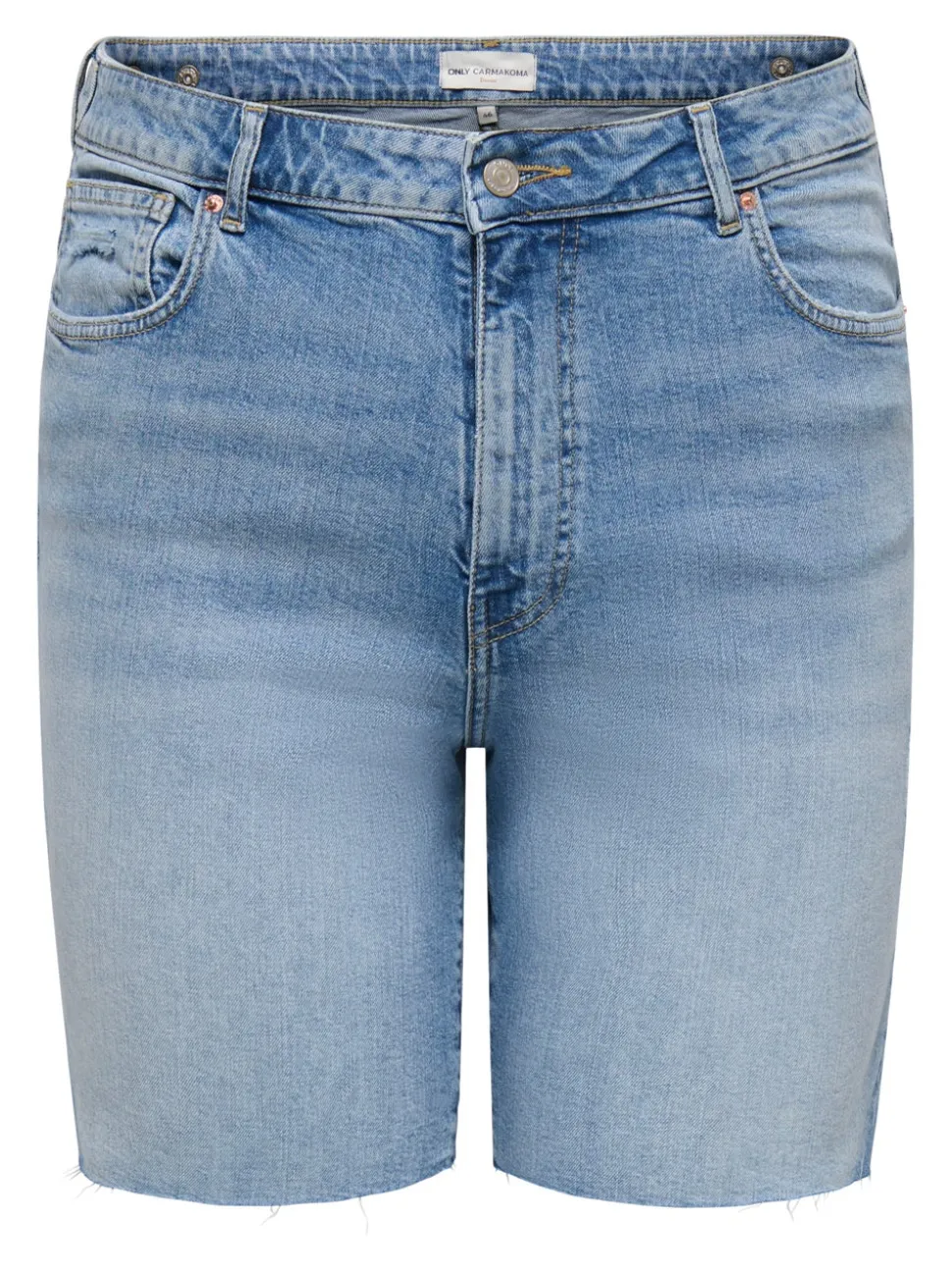CARTOKYO Vita alta Regular Fit Bermuda in jeans