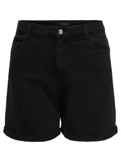 CARVEGA Vita alta Regular Fit Bermuda in jeans