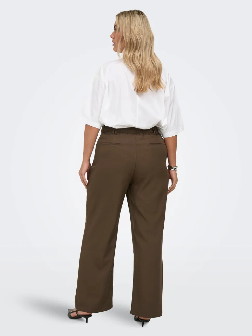 CARVICTORIA Wide Leg Fit Pantaloni Formali