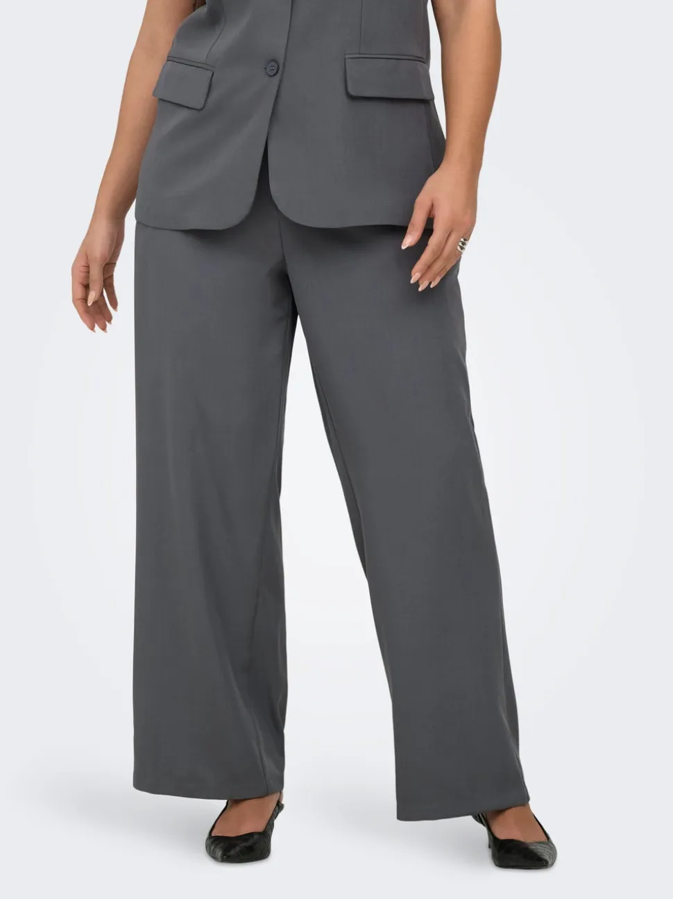 CARVICTORIA Wide Leg Fit Pantaloni Formali