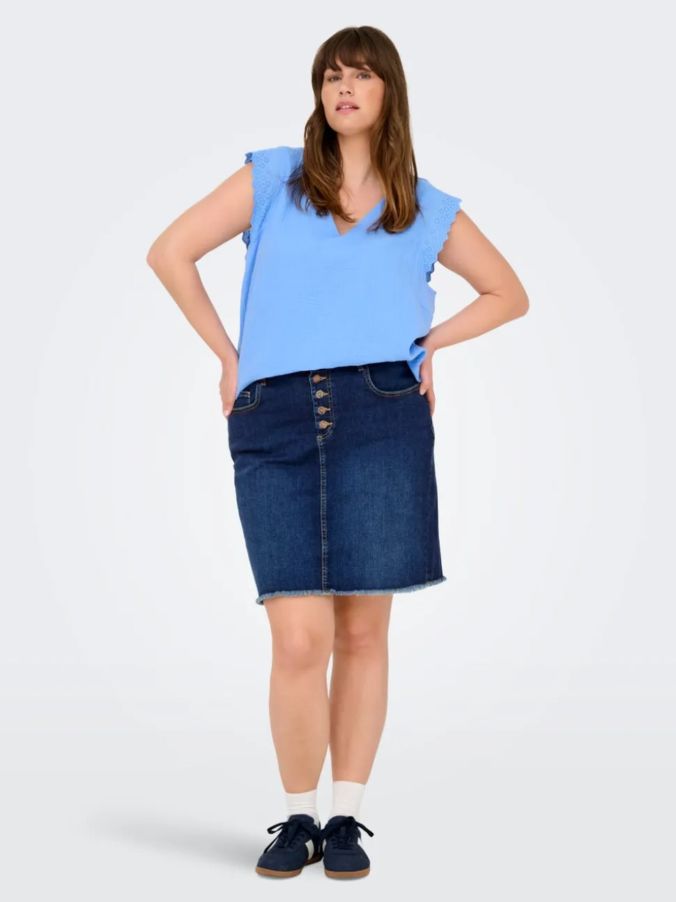 CARWILLY Denim Gonna in jeans Gonna midi