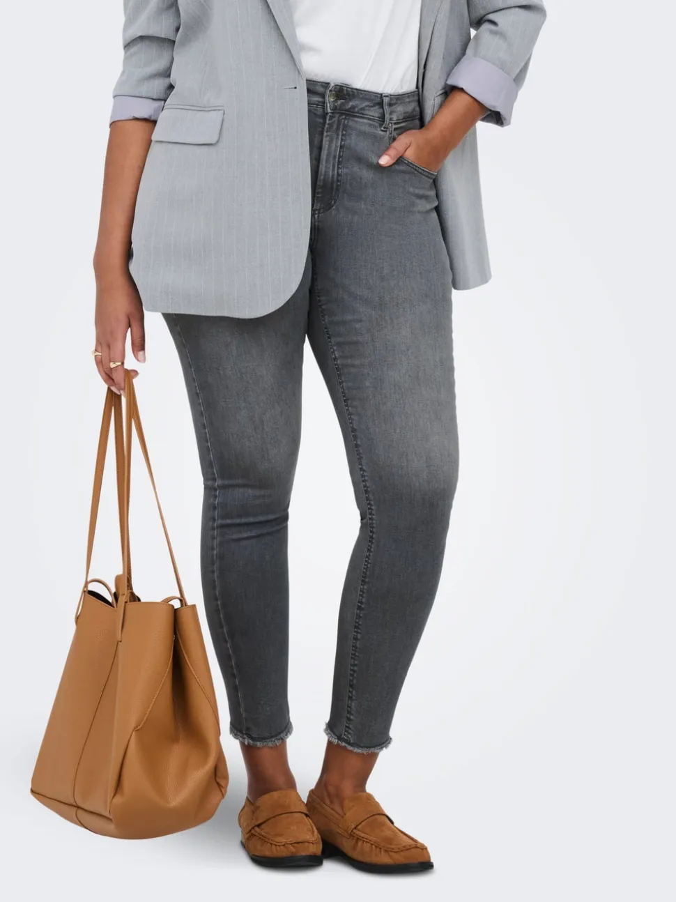 CARWILLY Skinny Fit Lunghezza alla caviglia Jeans