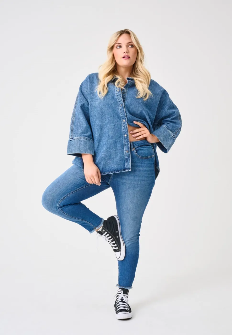 CARWILLY Skinny Fit Lunghezza alla caviglia Jeans