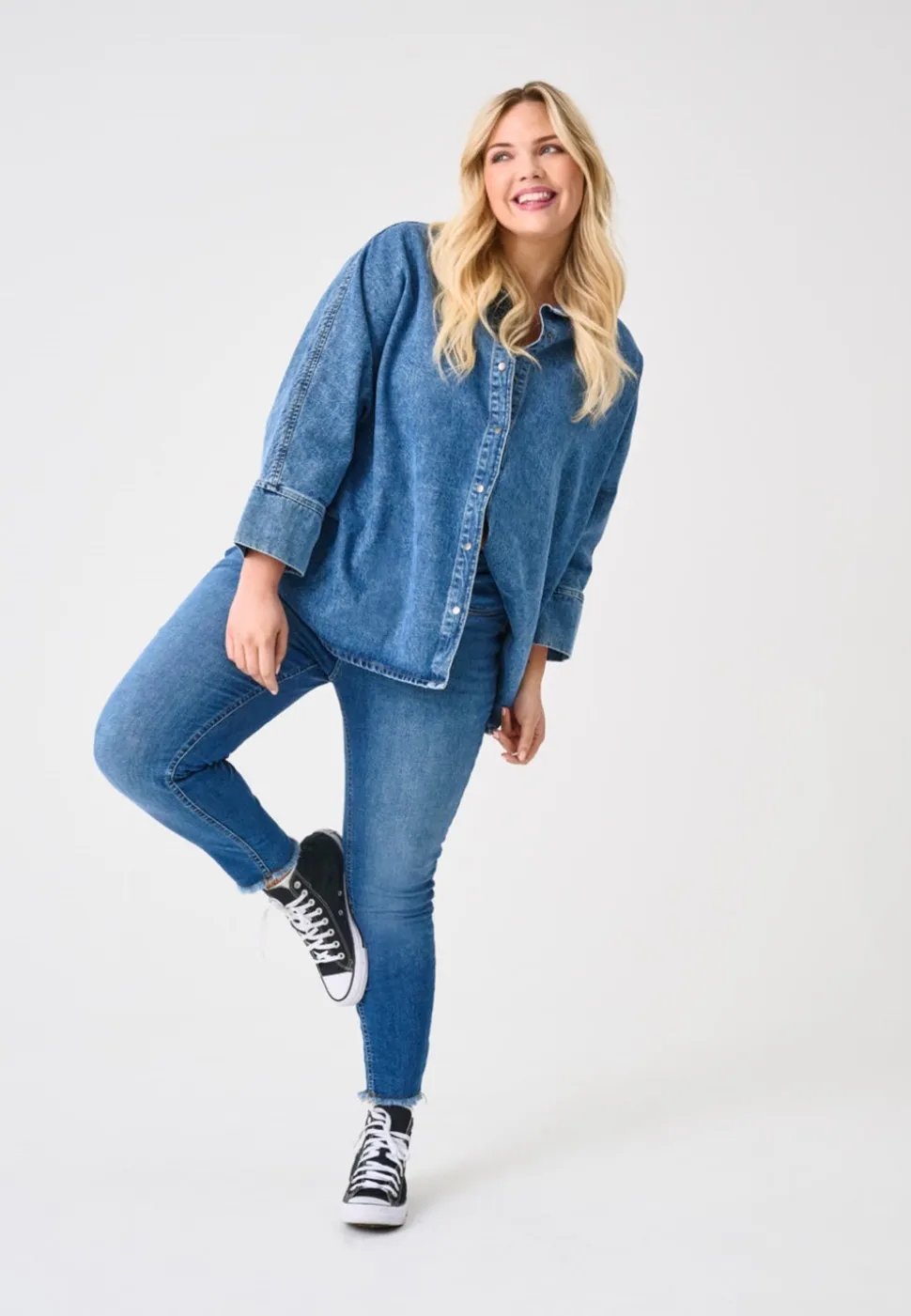 CARWILLY Skinny Fit Lunghezza alla caviglia Jeans