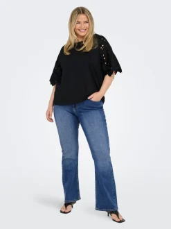 CARWILLY Vita alta Flared Fit Jeans