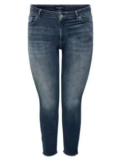 CARWILLY Vita alta Skinny Fit Lunghezza alla caviglia Jeans