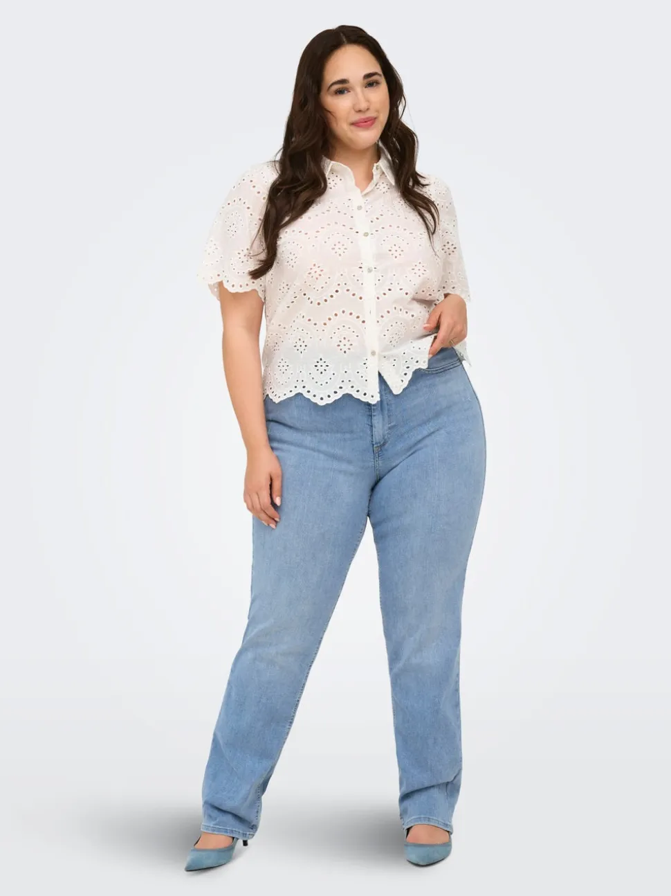 CARWILLY Vita alta Straight Fit Jeans