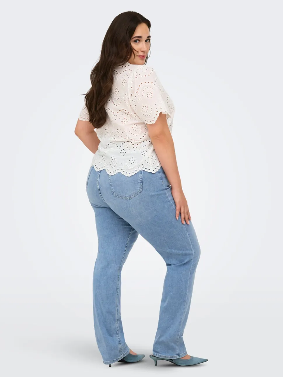 CARWILLY Vita alta Straight Fit Jeans