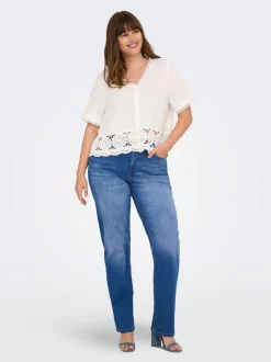 CARWILLY Vita alta Straight Fit Jeans