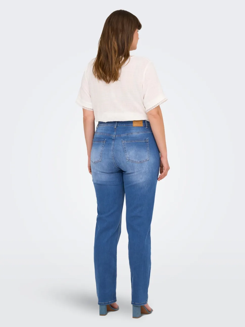 CARWILLY Vita alta Straight Fit Jeans