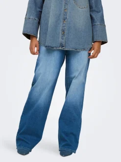 CARWILLY Vita alta Wide Leg Fit Jeans