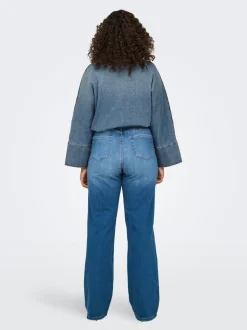 CARWILLY Vita alta Wide Leg Fit Jeans
