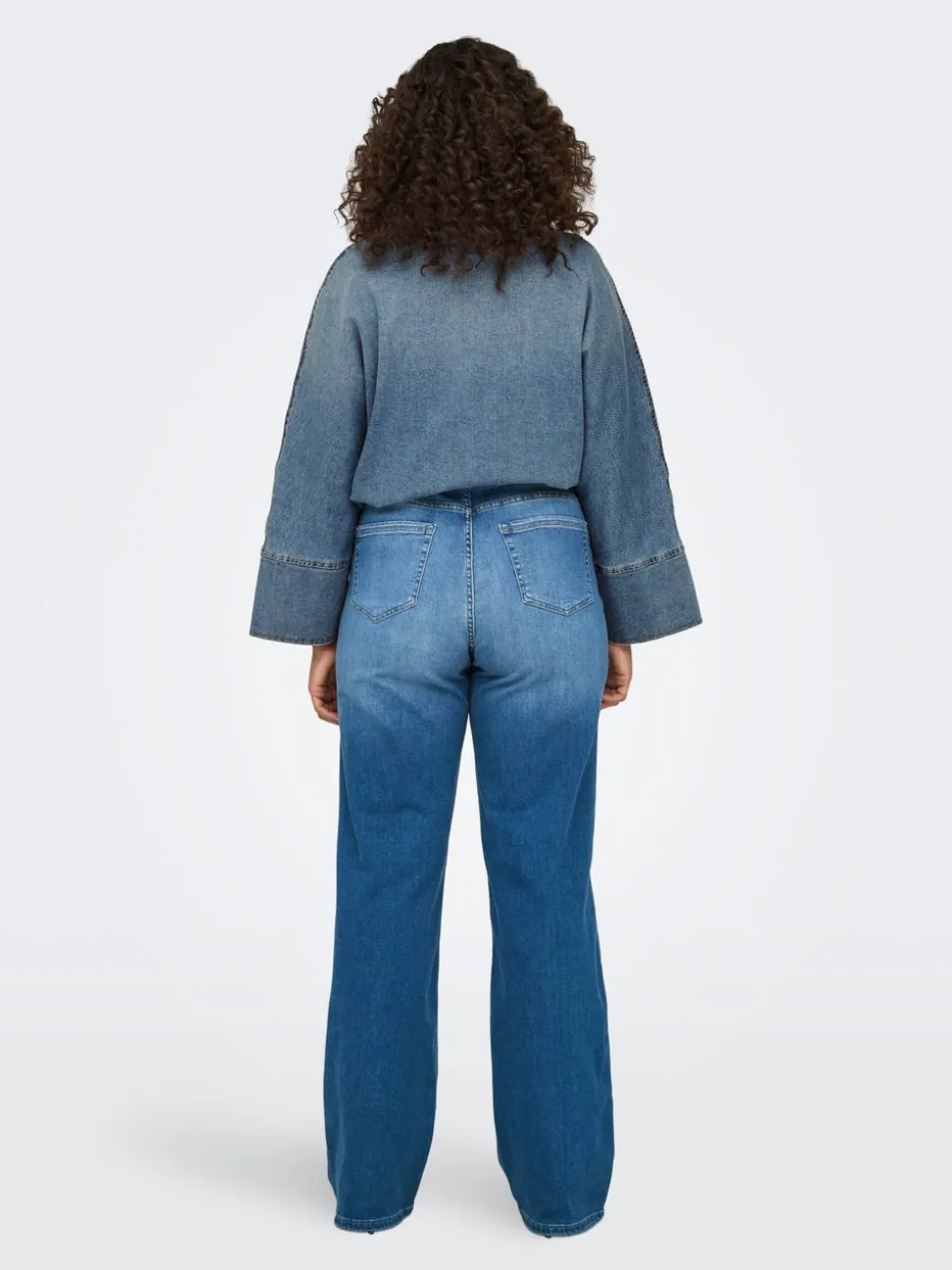 CARWILLY Vita alta Wide Leg Fit Jeans
