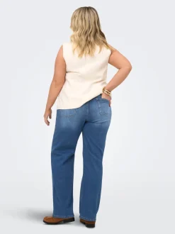 CARWILLY Vita alta Wide Leg Fit Jeans
